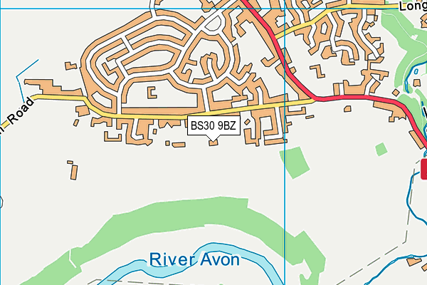 BS30 9BZ map - OS VectorMap District (Ordnance Survey)