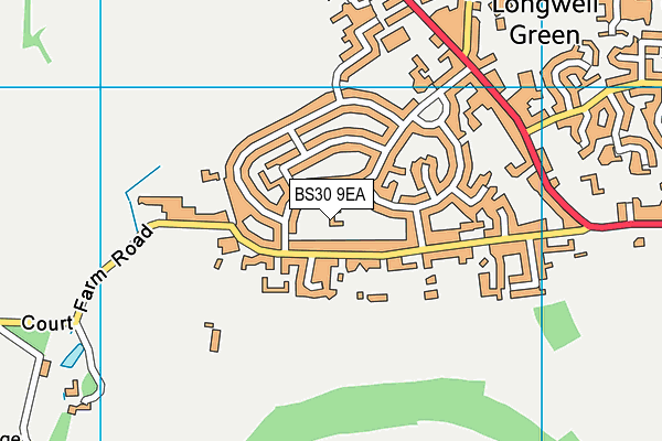 BS30 9EA map - OS VectorMap District (Ordnance Survey)