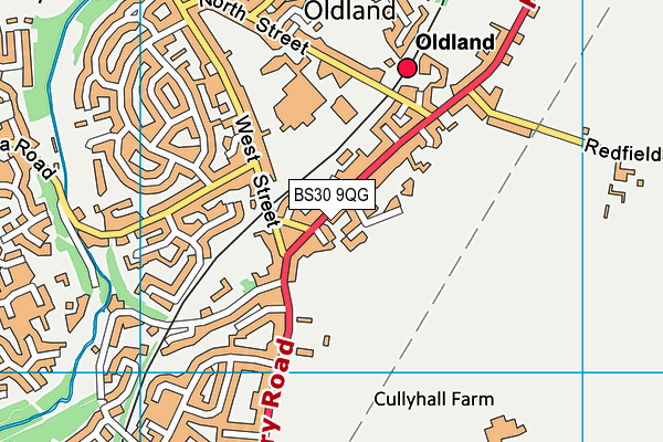 BS30 9QG map - OS VectorMap District (Ordnance Survey)