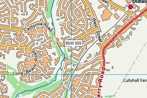 BS30 9SS map - OS VectorMap District (Ordnance Survey)