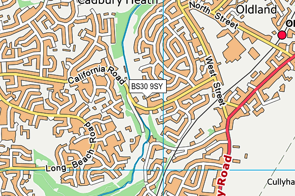 BS30 9SY map - OS VectorMap District (Ordnance Survey)
