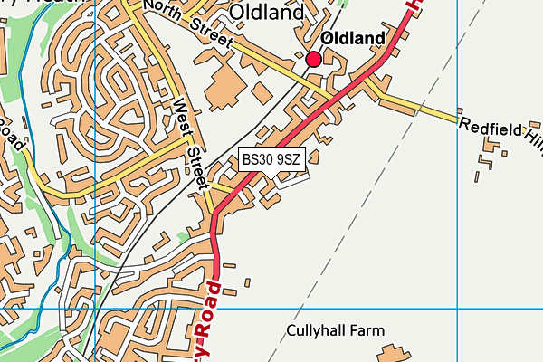 Aitchison Playing Field map (BS30 9SZ) - OS VectorMap District (Ordnance Survey)