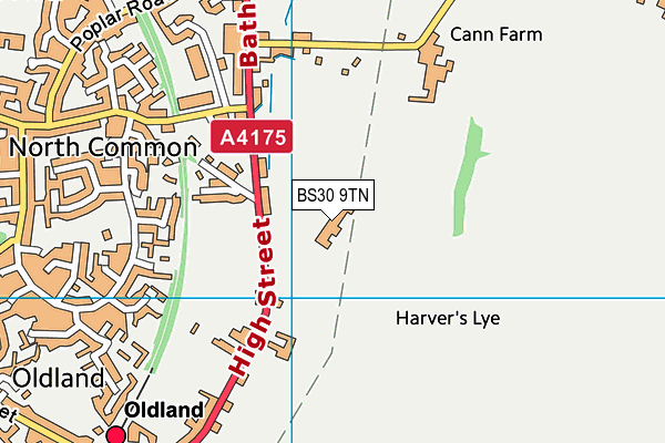 BS30 9TN map - OS VectorMap District (Ordnance Survey)
