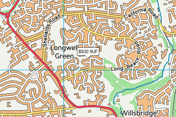 BS30 9UF map - OS VectorMap District (Ordnance Survey)