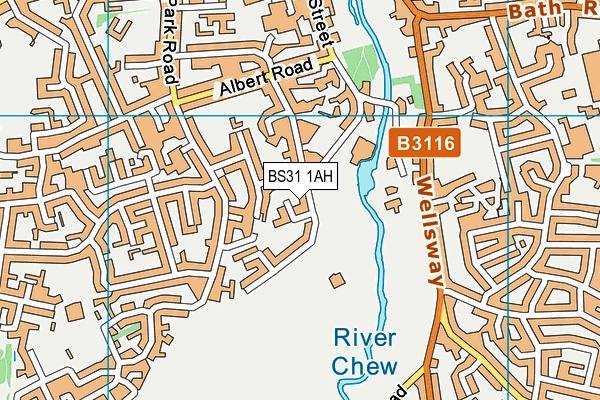 BS31 1AH map - OS VectorMap District (Ordnance Survey)