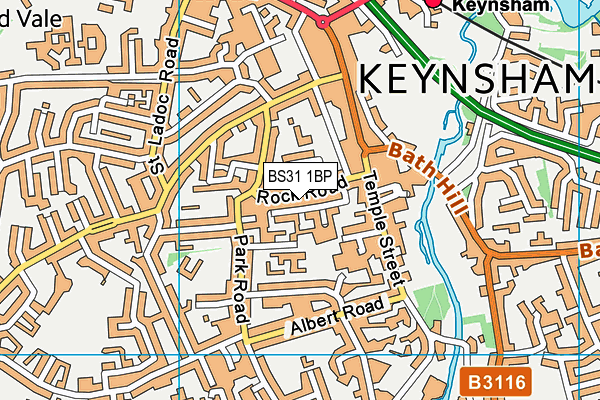 BS31 1BP map - OS VectorMap District (Ordnance Survey)