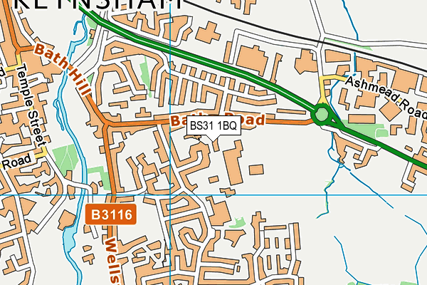 BS31 1BQ map - OS VectorMap District (Ordnance Survey)