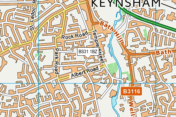 BS31 1BZ map - OS VectorMap District (Ordnance Survey)