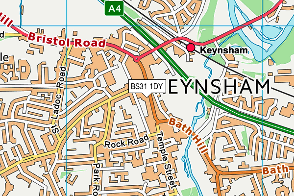 BS31 1DY map - OS VectorMap District (Ordnance Survey)