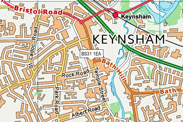 BS31 1EA map - OS VectorMap District (Ordnance Survey)