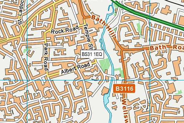 BS31 1EQ map - OS VectorMap District (Ordnance Survey)