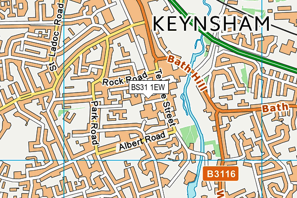 BS31 1EW map - OS VectorMap District (Ordnance Survey)