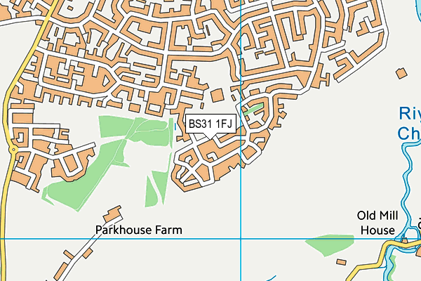 BS31 1FJ map - OS VectorMap District (Ordnance Survey)