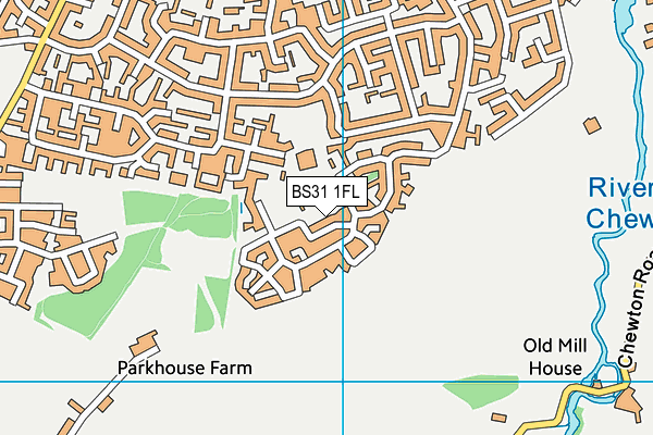 BS31 1FL map - OS VectorMap District (Ordnance Survey)