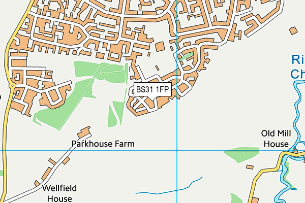 BS31 1FP map - OS VectorMap District (Ordnance Survey)