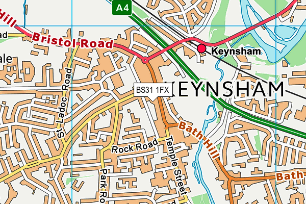 BS31 1FX map - OS VectorMap District (Ordnance Survey)