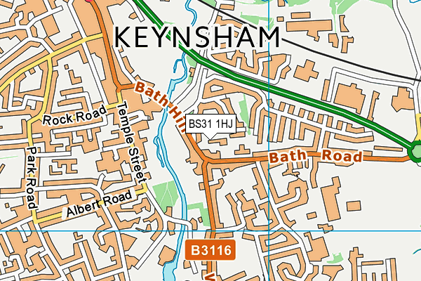 BS31 1HJ map - OS VectorMap District (Ordnance Survey)
