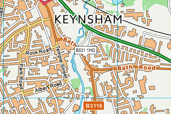 BS31 1HQ map - OS VectorMap District (Ordnance Survey)