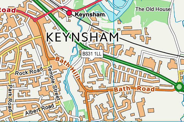 BS31 1LL map - OS VectorMap District (Ordnance Survey)