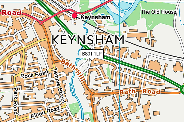 BS31 1LP map - OS VectorMap District (Ordnance Survey)