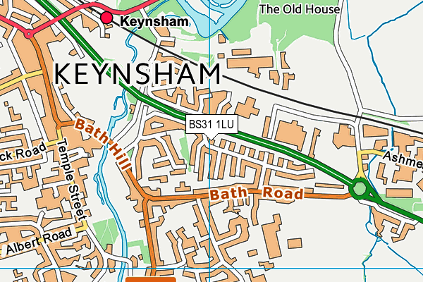 BS31 1LU map - OS VectorMap District (Ordnance Survey)