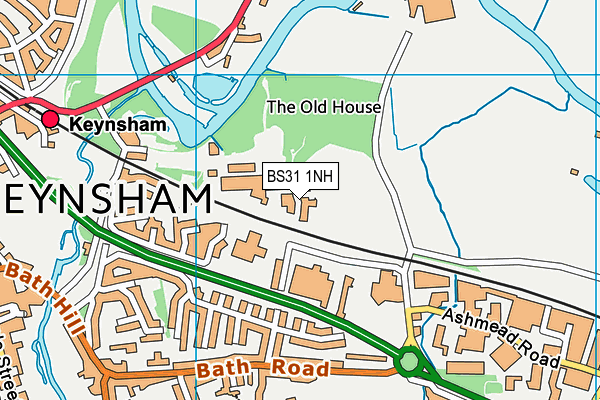 BS31 1NH map - OS VectorMap District (Ordnance Survey)