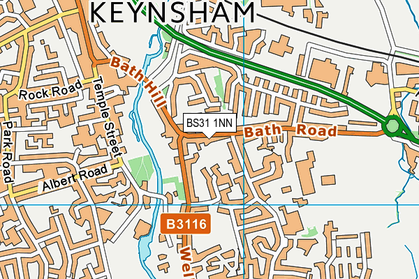 BS31 1NN map - OS VectorMap District (Ordnance Survey)