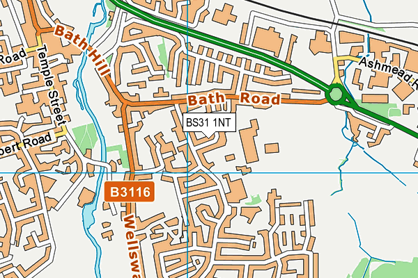BS31 1NT map - OS VectorMap District (Ordnance Survey)