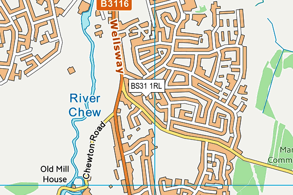 Map of SILVERWOOD CLC LTD at district scale