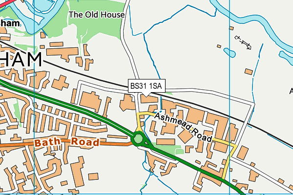 BS31 1SA map - OS VectorMap District (Ordnance Survey)