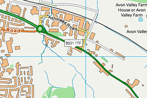 BS31 1TF map - OS VectorMap District (Ordnance Survey)