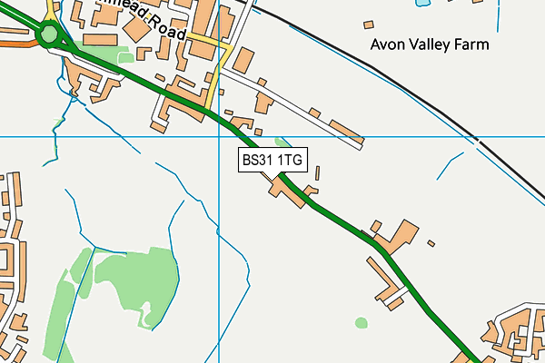 BS31 1TG map - OS VectorMap District (Ordnance Survey)