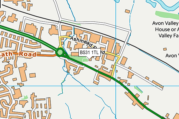 BS31 1TL map - OS VectorMap District (Ordnance Survey)