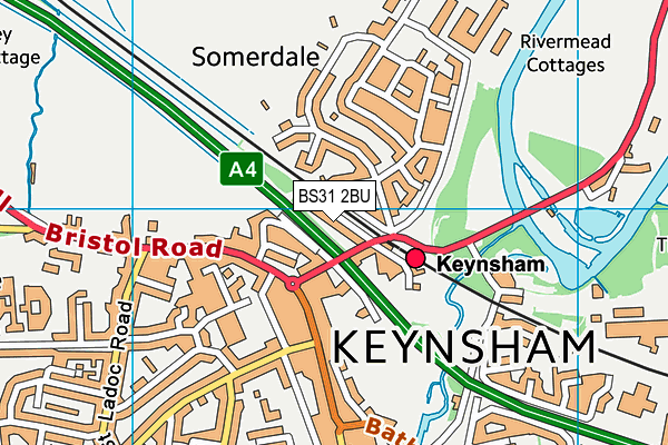 Map of 2 THE AVENUE KEYNSHAM MANAGEMENT COMPANY LIMITED at district scale