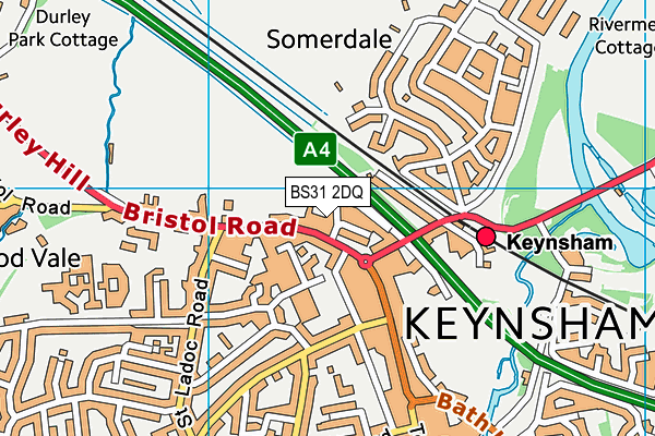 BS31 2DQ map - OS VectorMap District (Ordnance Survey)