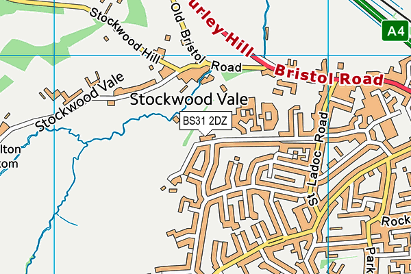 BS31 2DZ map - OS VectorMap District (Ordnance Survey)