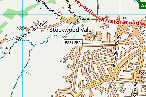 BS31 2EA map - OS VectorMap District (Ordnance Survey)