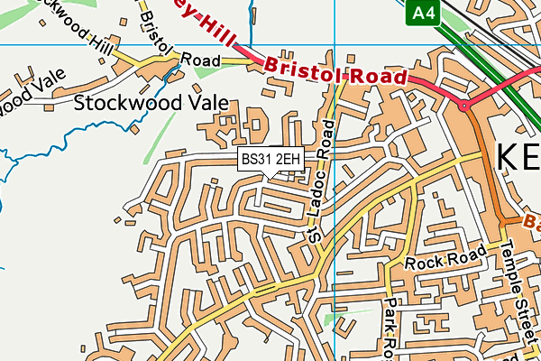 BS31 2EH map - OS VectorMap District (Ordnance Survey)