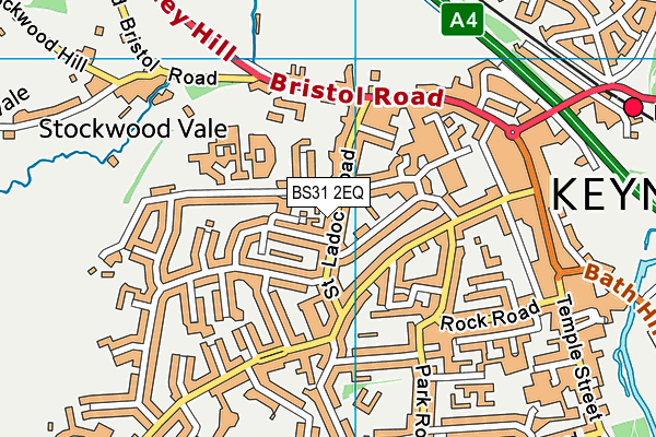BS31 2EQ map - OS VectorMap District (Ordnance Survey)