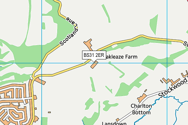 BS31 2ER map - OS VectorMap District (Ordnance Survey)