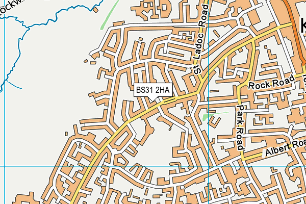 BS31 2HA map - OS VectorMap District (Ordnance Survey)