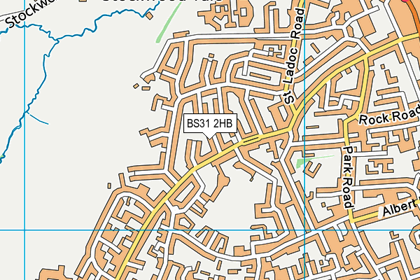 BS31 2HB map - OS VectorMap District (Ordnance Survey)