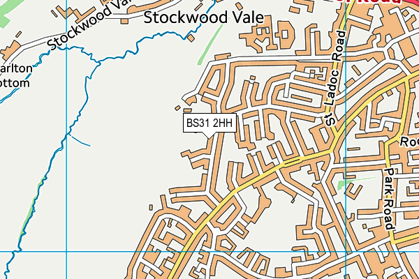 BS31 2HH map - OS VectorMap District (Ordnance Survey)