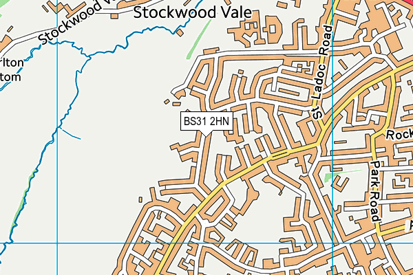 BS31 2HN map - OS VectorMap District (Ordnance Survey)