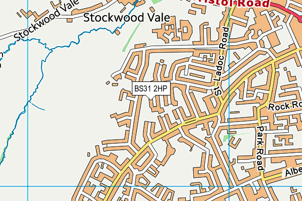 BS31 2HP map - OS VectorMap District (Ordnance Survey)