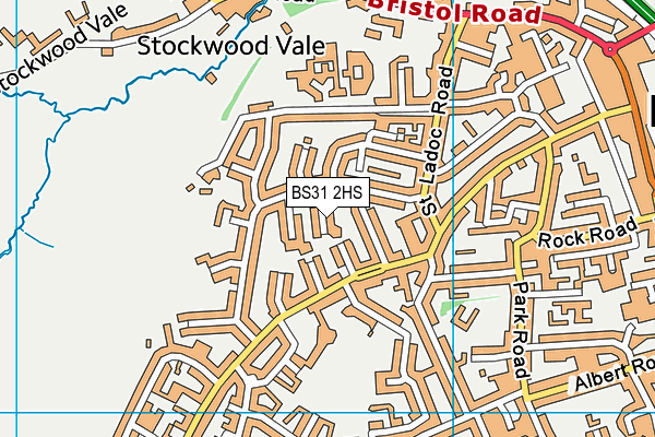 BS31 2HS map - OS VectorMap District (Ordnance Survey)