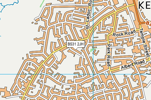 Keynsham Primary School (Closed) map (BS31 2JH) - OS VectorMap District (Ordnance Survey)