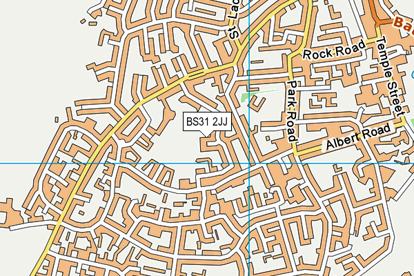 BS31 2JJ map - OS VectorMap District (Ordnance Survey)