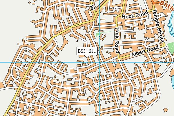 BS31 2JL map - OS VectorMap District (Ordnance Survey)