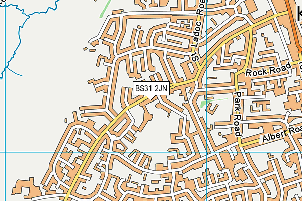 BS31 2JN map - OS VectorMap District (Ordnance Survey)